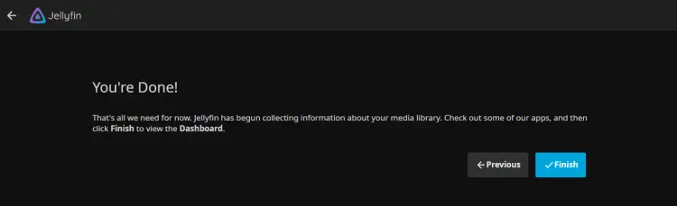 Завершение установки