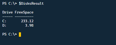 Вывод Get-NetAdapter: имя, состояние, скорость