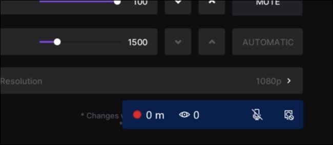Полоска стрима на Twitch для Xbox — индикатор эфирного времени и зрителей