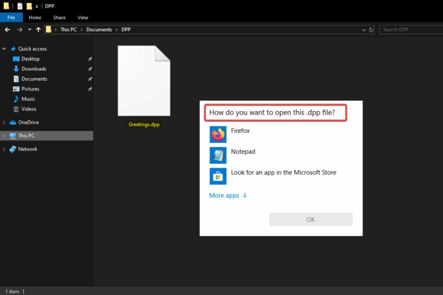 Как открыть .DPP файл в Windows