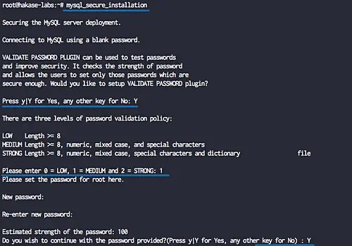 Настройка MySQL