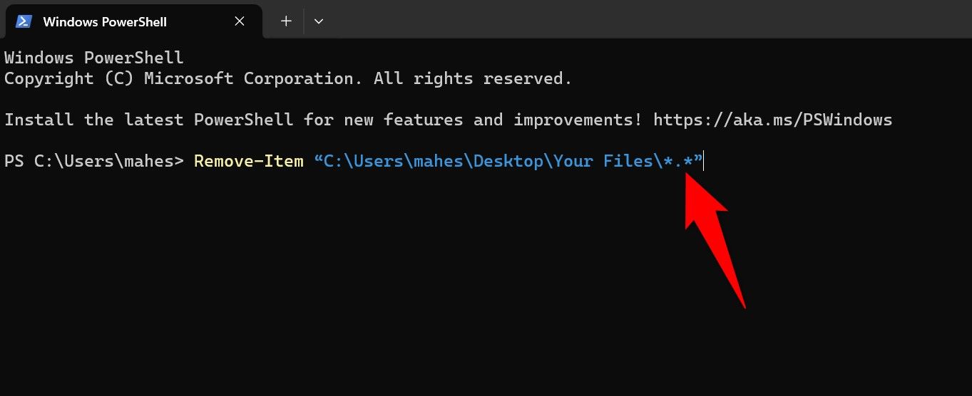 Команда Remove-Item для удаления всех файлов внутри папки.