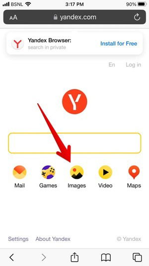 Загрузка фото в Yandex
