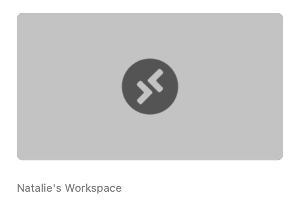 Список добавленных удалённых ПК в Microsoft Remote Desktop на Mac