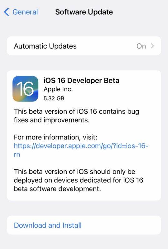 Обновление ПО iPhone