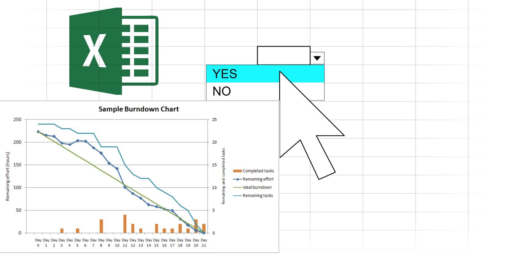 Динамические графики в Excel с INDEX и выпадающим списком