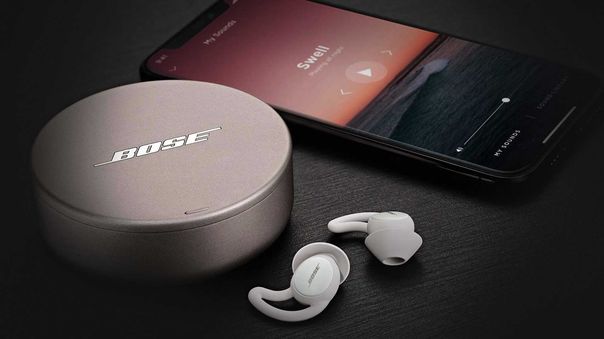 Bose Sleep Buds II с смартфоном
