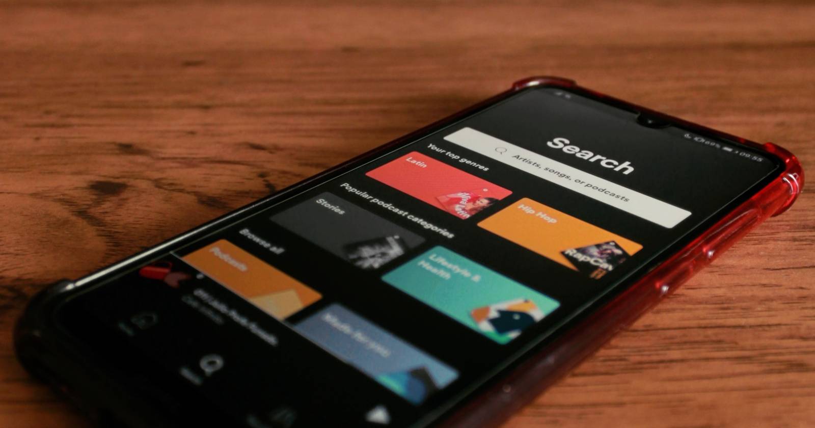 Spotify на Android-телефоне