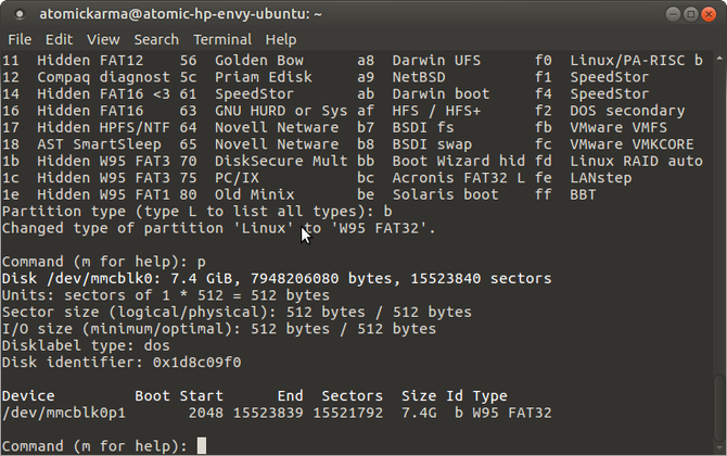 Форматирование microSD в FAT32