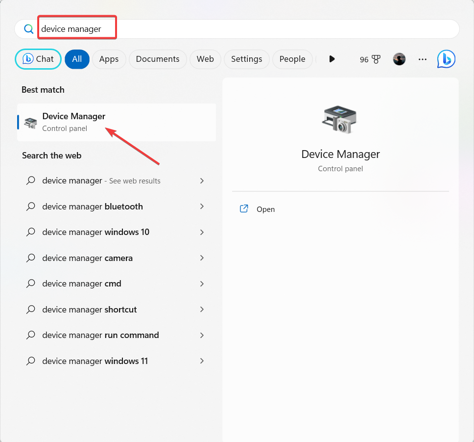 Окно Диспетчера устройств