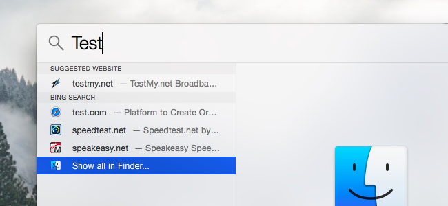 Отключить веб‑поиск Spotlight на Mac и iPhone
