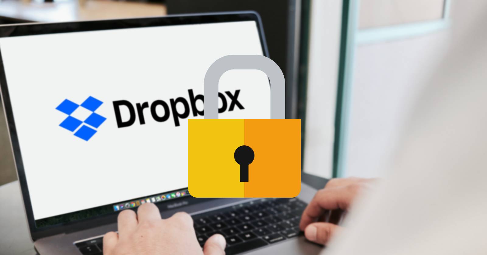 Экран Dropbox с двухфакторной аутентификацией