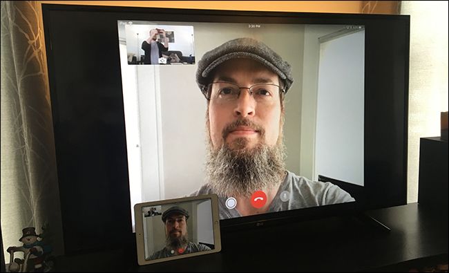 FaceTime на Apple TV через AirPlay