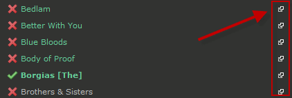 Страница отдельного шоу с информацией о сезонах и эпизодах