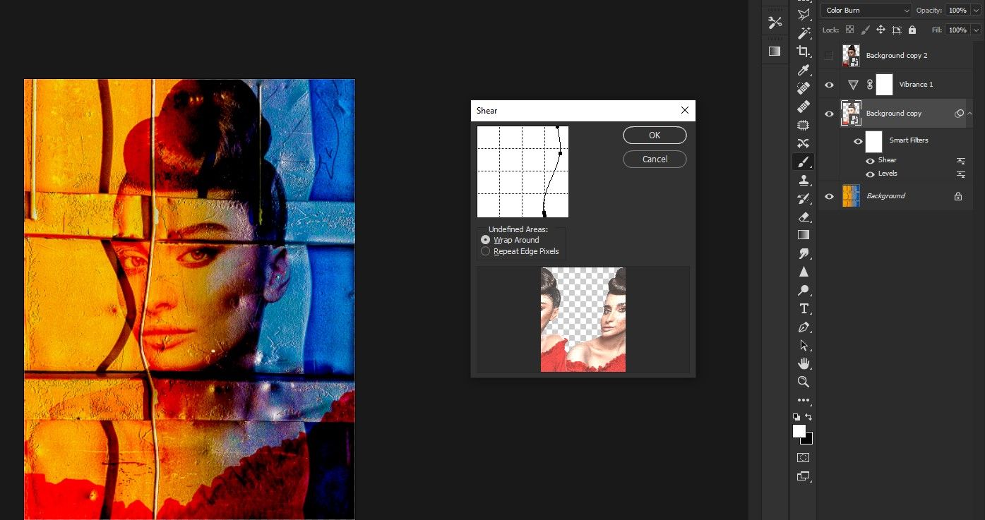 Настройка точек деформации