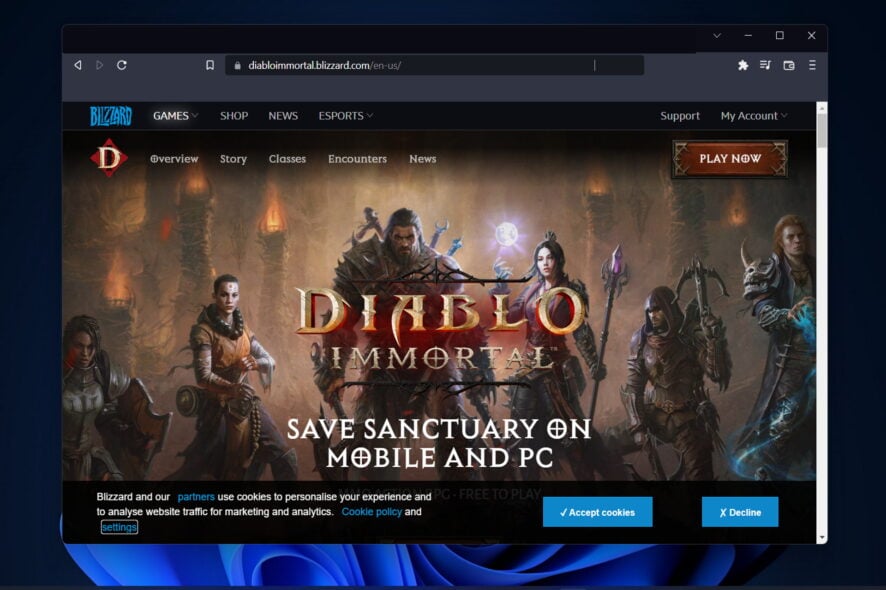 Исправить отсутствие звука в Diablo Immortal