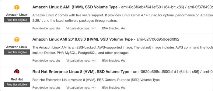 Логотип Amazon Linux на тёмном фоне