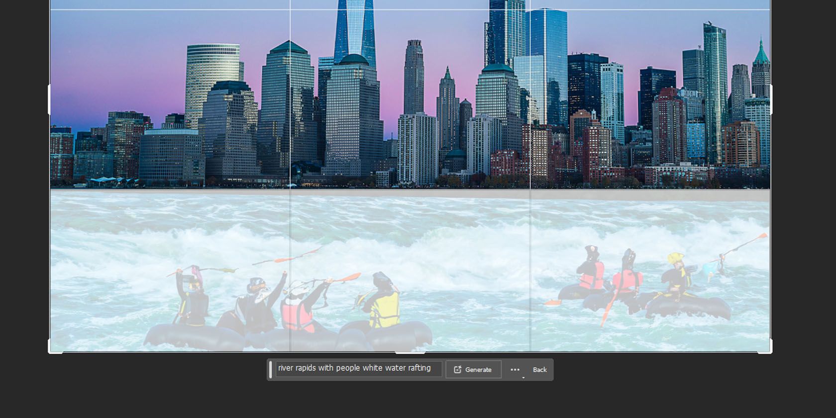 Generative Expand в Photoshop Beta — увеличение фото