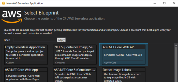 Выбор языка проекта — C#
