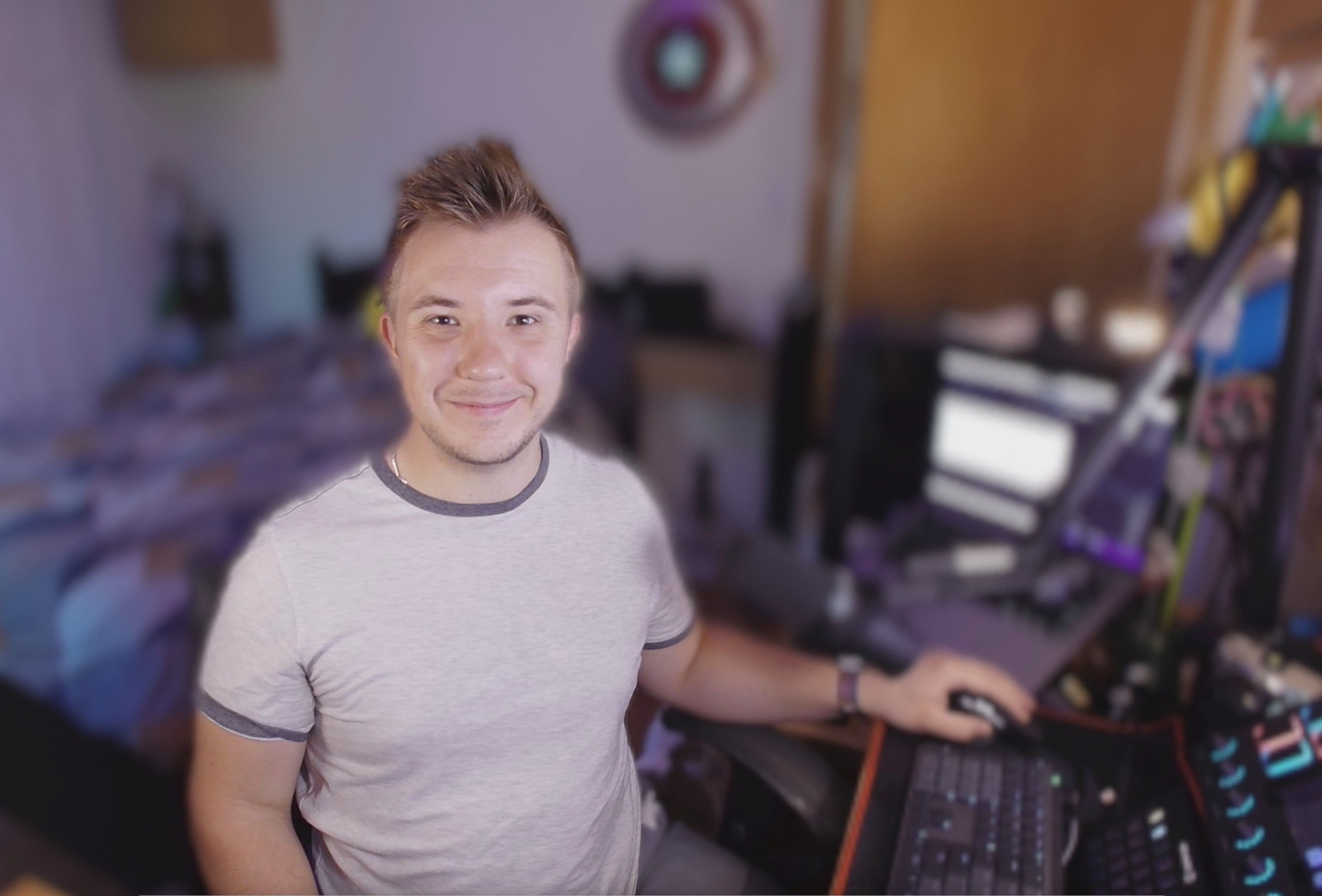 Скриншот AVerMedia PW515 с размытием фона через Портрет