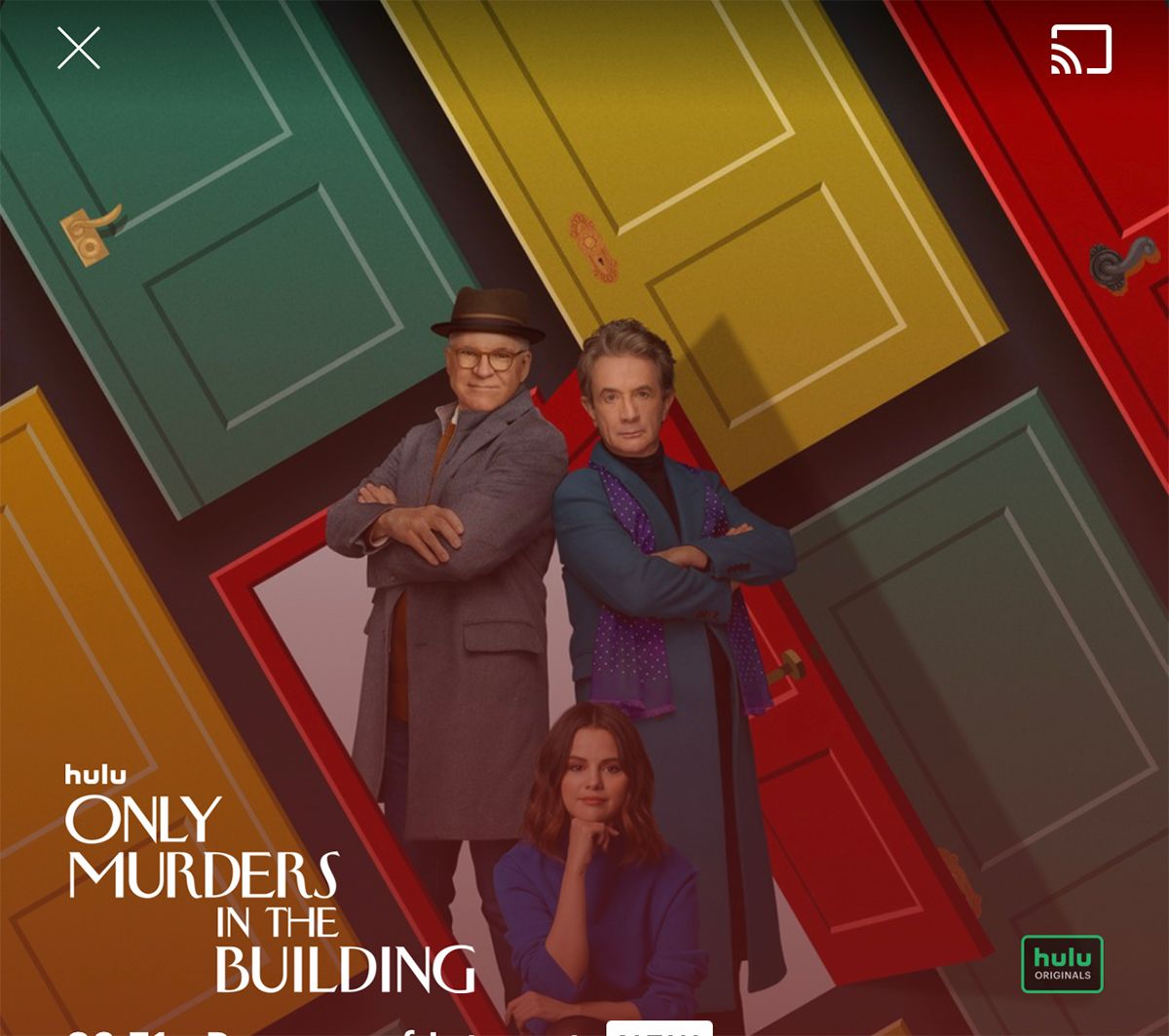 Значок трансляции на примере приложения