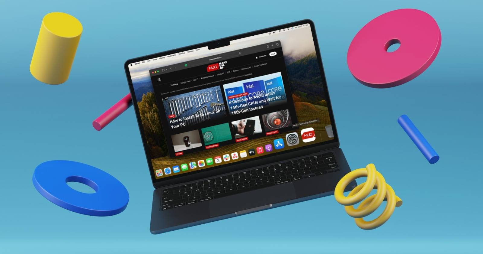 Добавить сайт в Dock macOS Sonoma