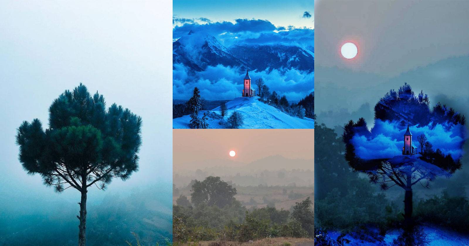 Двойная экспозиция в Snapseed