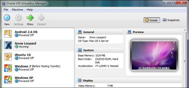 Иллюстрация установки VirtualBox и гостевой ОС