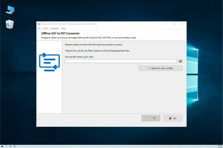 Восстановить письма Outlook: конвертация OST в PST