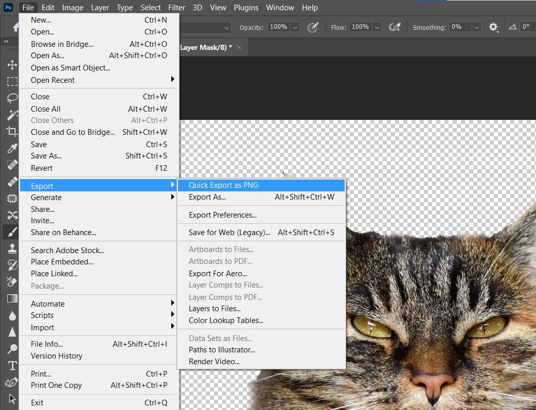Экспорт в PNG