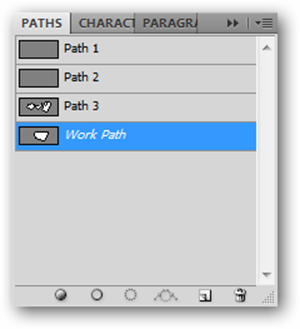 Панель Paths в Photoshop