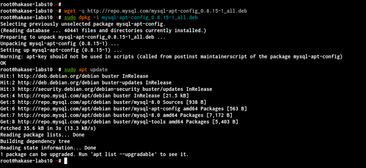 Обновление репозиториев Debian Buster 10
