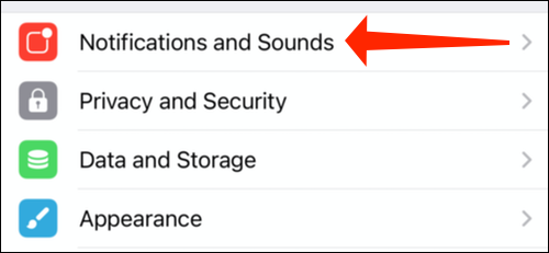 Tap Notifications and Sounds
