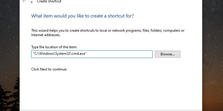 Определение расположения cmd.exe