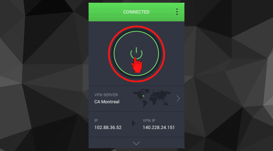 how to disconnect from a VPN server