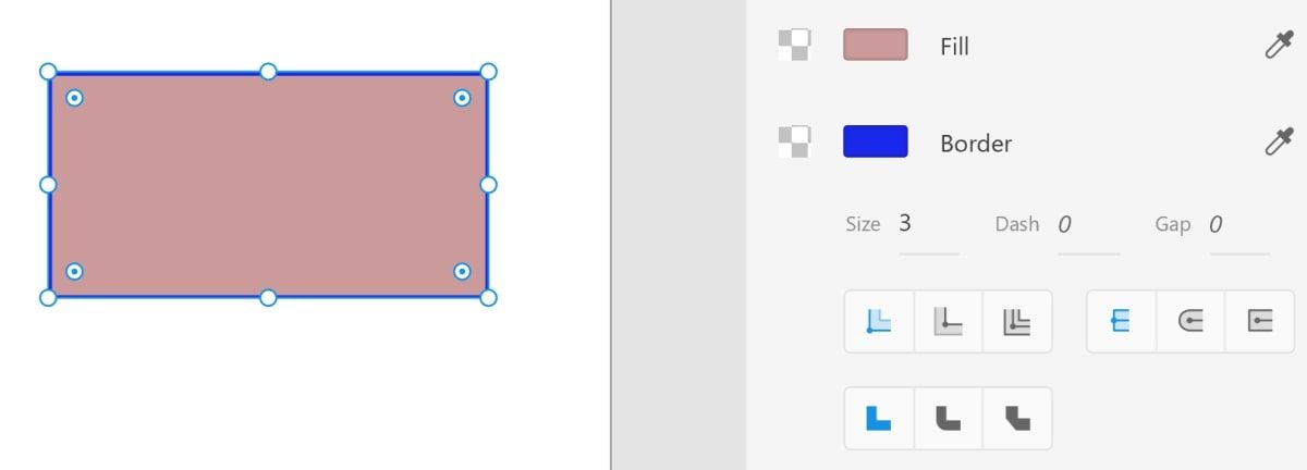Заливка и стиль фигуры