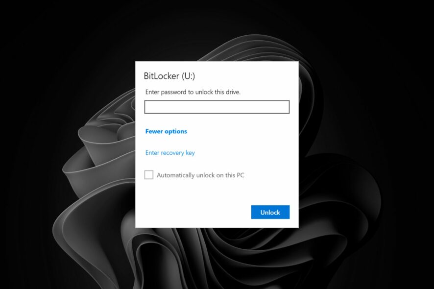 BitLocker Auto Unlock: включение и отключение в Windows 11