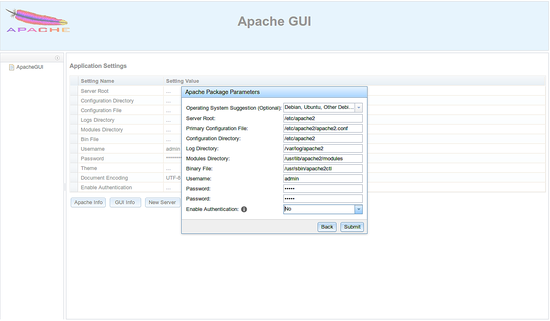 Параметры настройки Apache