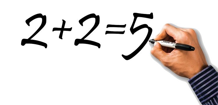 Изображение, иллюстрирующее обнаруженную арифметическую ошибку в тексте