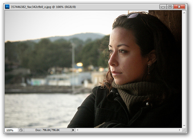 Exemple d'image adaptée au glow : bon contraste et hautes lumières faciales