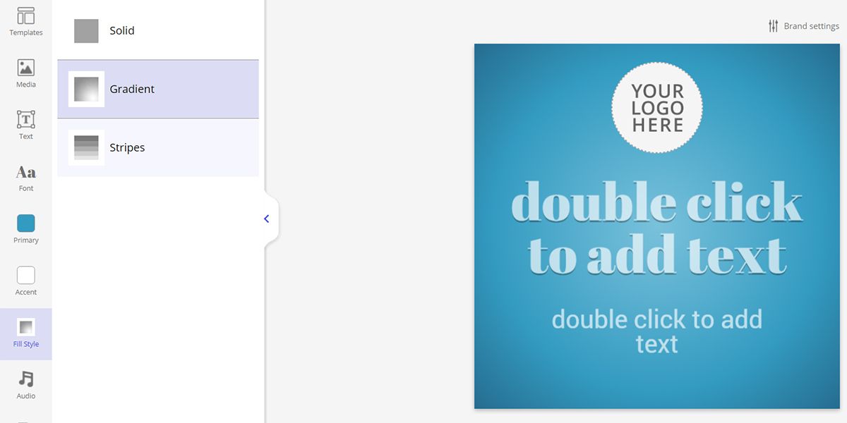 Выбор стиля заливки в Ripl