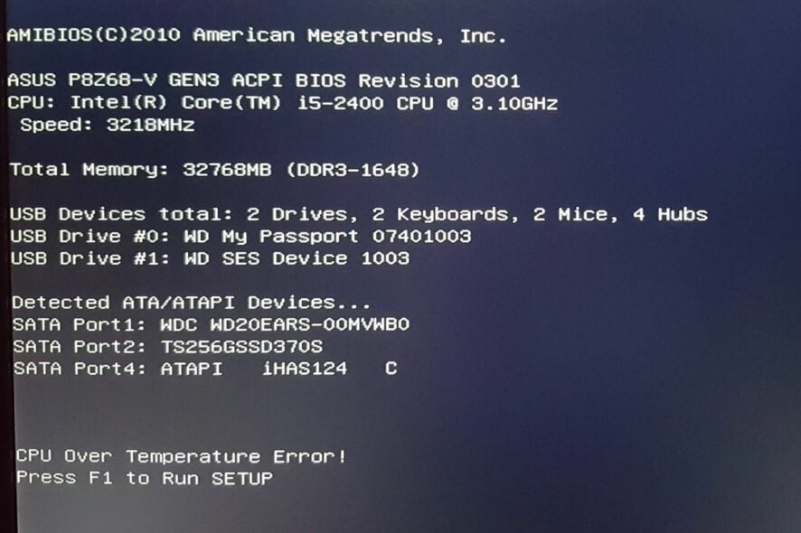 CPU over temperature — причины и исправление
