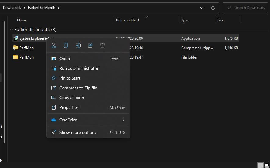 Опция Запуск от имени администратора