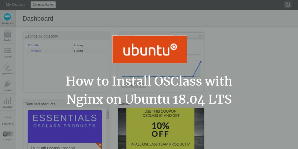 Установка OSClass на Ubuntu 18.04 — пошагово