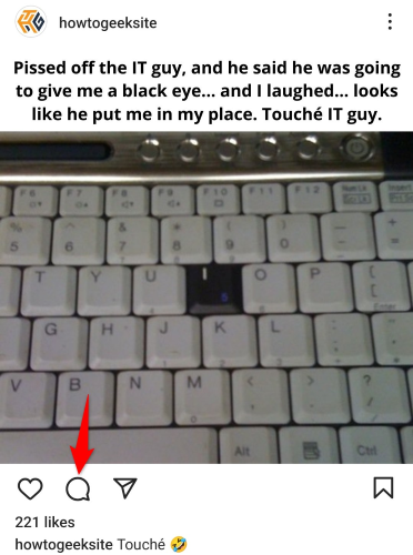 Как оставить GIF‑комментарий в Instagram