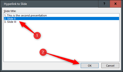 Select slide to navigate to
