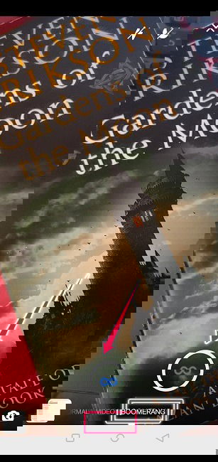 Выбор режима Boomerang в Messenger