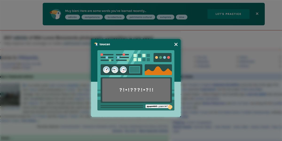 a visual showing Toucan setting up mini-games