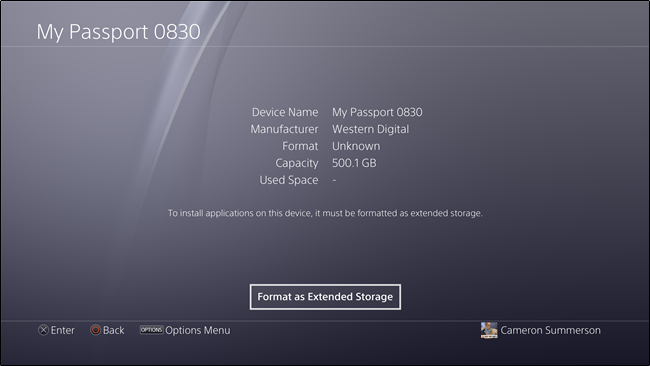Предупреждение о форматировании диска