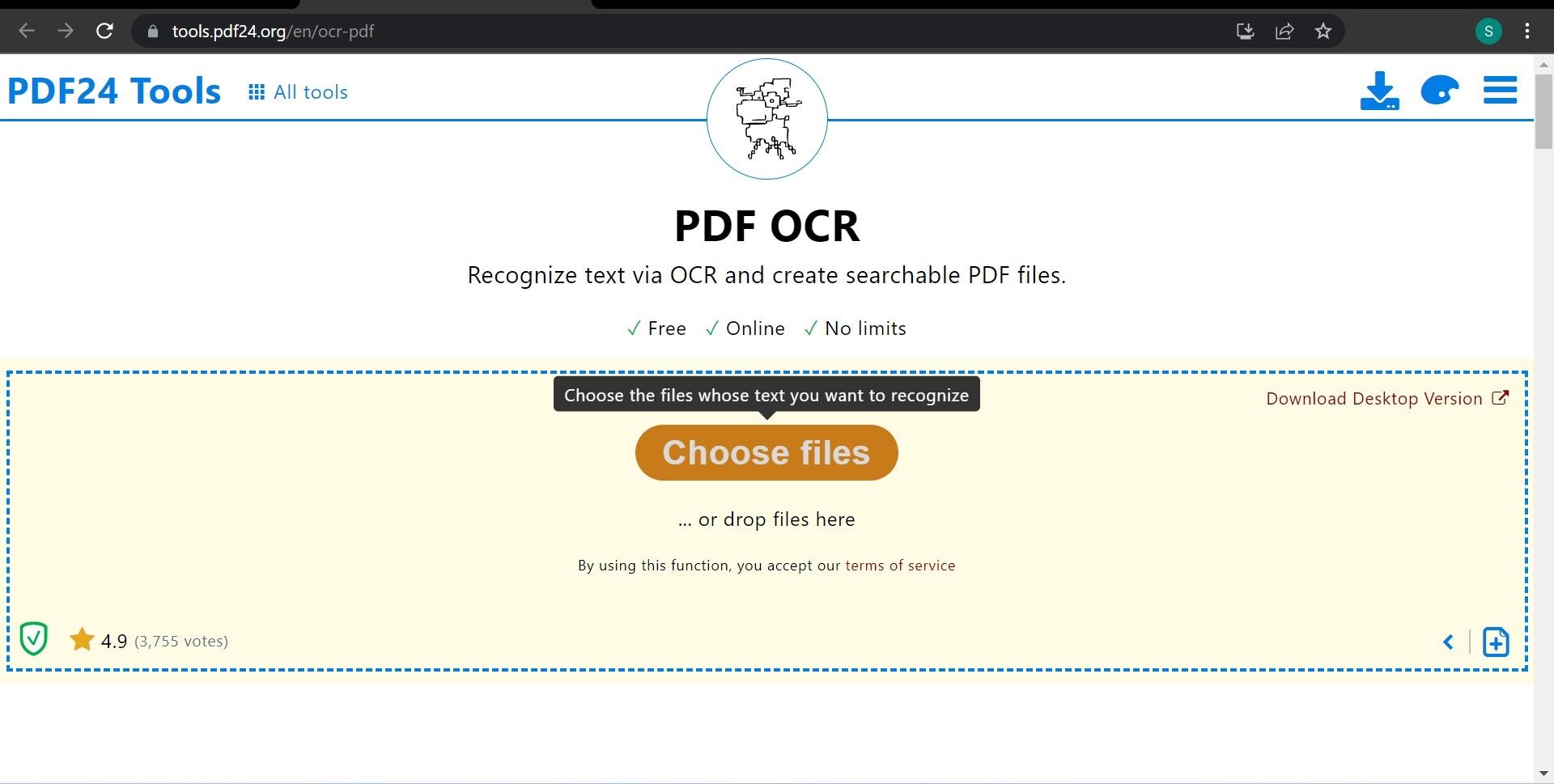 Нажатие кнопки 